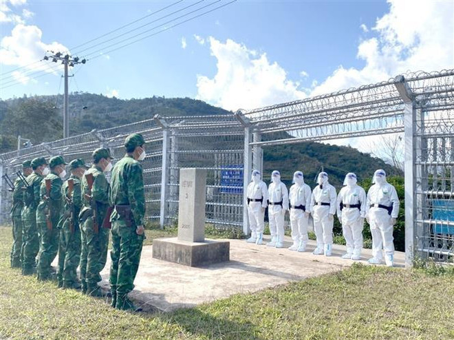 Fuerzas de guardia fronteriza de Vietnam y China realizan patrullaje conjunto ảnh 1 Fuerzas de guardia fronteriza de Vietnam y China realizan patrullaje conjunto ảnh 1