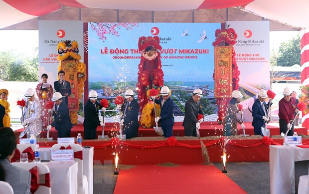 Grupo japonés comienza construcción de paso elevado en ciudad de Da Nang ảnh 1