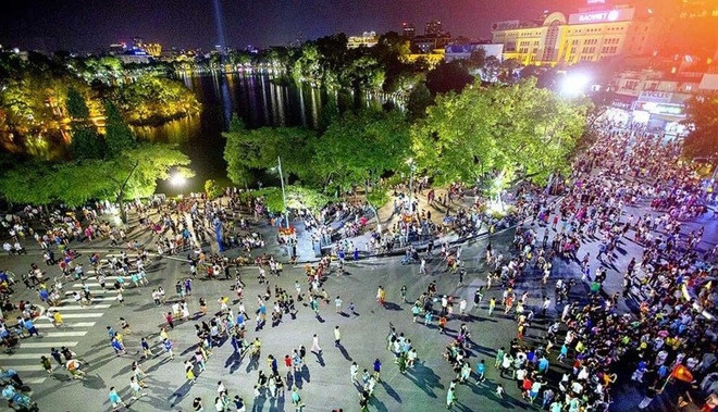 Supenden espacios peatonales en Hanoi por motivo de Tet ảnh 1 Supenden espacios peatonales en Hanoi por motivo de Tet ảnh 1