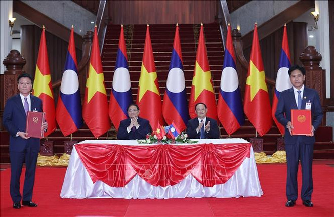 Vietnam y Laos firman acuerdo de asistencia judicial en asuntos civiles ảnh 1 Vietnam y Laos firman acuerdo de asistencia judicial en asuntos civiles ảnh 1