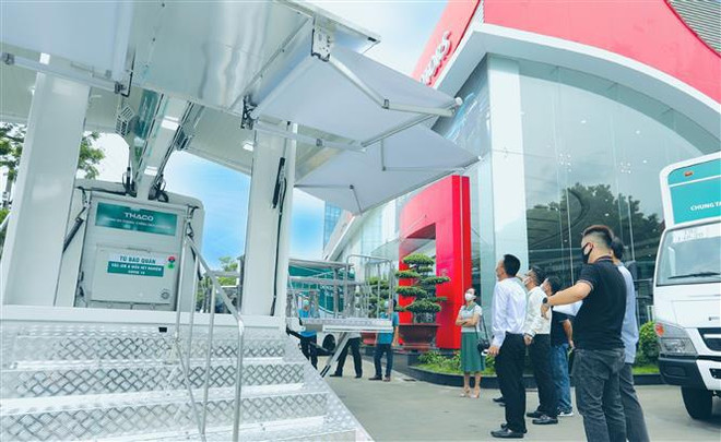 Establecen modelo de instalación médica móvil en localidades vietnamitas ảnh 1 Establecen modelo de instalación médica móvil en localidades vietnamitas ảnh 1
