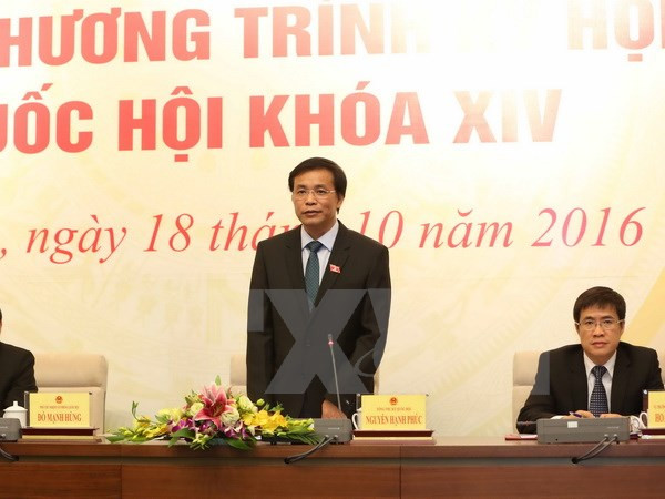 Parlamento de Vietnam aprobará tres leyes en su segundo período de sesiones ảnh 1 Parlamento de Vietnam aprobará tres leyes en su segundo período de sesiones ảnh 1