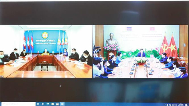 Vietnam y Camboya intensifican cooperación en trabajo de divulgación ảnh 2 Vietnam y Camboya intensifican cooperación en trabajo de divulgación ảnh 2