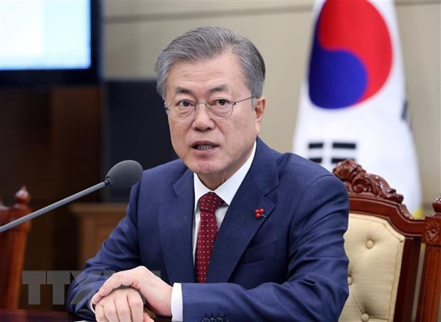 Sostuvo Trump conversaciones con dirigentes de Japón y Corea del Sur sobre Cumbre con la RPDC en Vietnam ảnh 1 Sostuvo Trump conversaciones con dirigentes de Japón y Corea del Sur sobre Cumbre con la RPDC en Vietnam ảnh 1