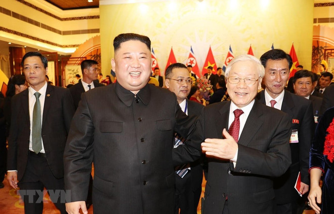 Líder norcoerano manifiesta que espera mejorar los nexos con Vietnam, según KCNA ảnh 1 Líder norcoerano manifiesta que espera mejorar los nexos con Vietnam, según KCNA ảnh 1