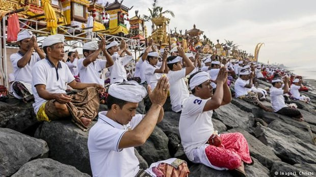 Celebran Día del Silencio en isla indonesia de Bali ảnh 1 Celebran Día del Silencio en isla indonesia de Bali ảnh 1