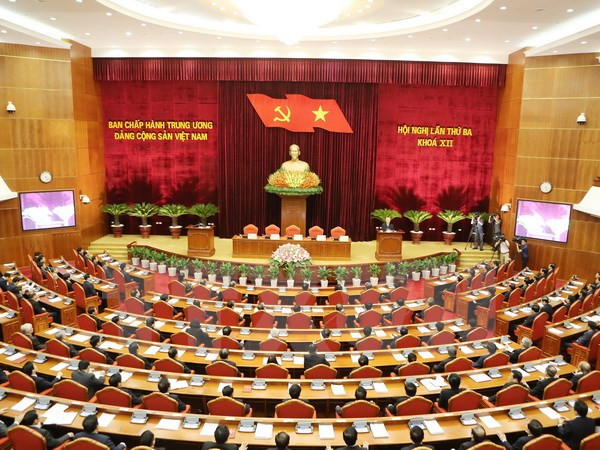 Clausuran tercer pleno de Comité Central de PCV ảnh 1 Clausuran tercer pleno de Comité Central de PCV ảnh 1