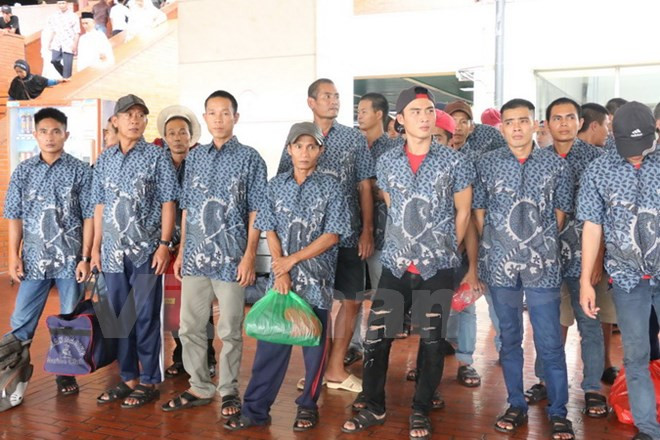 Indonesia repatría a pescadores vietnamitas ảnh 1 Indonesia repatría a pescadores vietnamitas ảnh 1