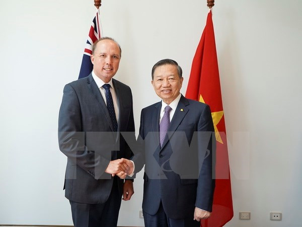 Fuerzas de seguridad pública de Vietnam fortalecen vínculos con Australia ảnh 1 Fuerzas de seguridad pública de Vietnam fortalecen vínculos con Australia ảnh 1