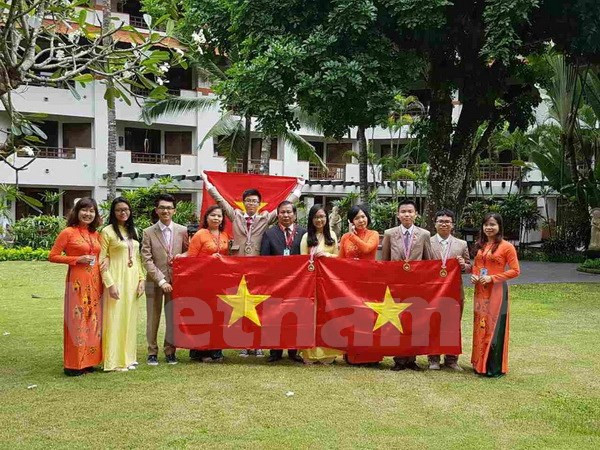 Vietnam triunfa en Olimpiada Juvenil Internacional de Ciencia ảnh 1 Vietnam triunfa en Olimpiada Juvenil Internacional de Ciencia ảnh 1