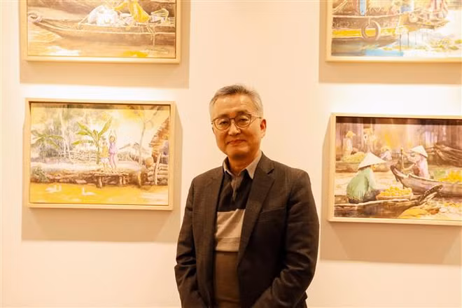 Efectúan exposición de pinturas sobre Vietnam en Surcorea ảnh 1 Efectúan exposición de pinturas sobre Vietnam en Surcorea ảnh 1