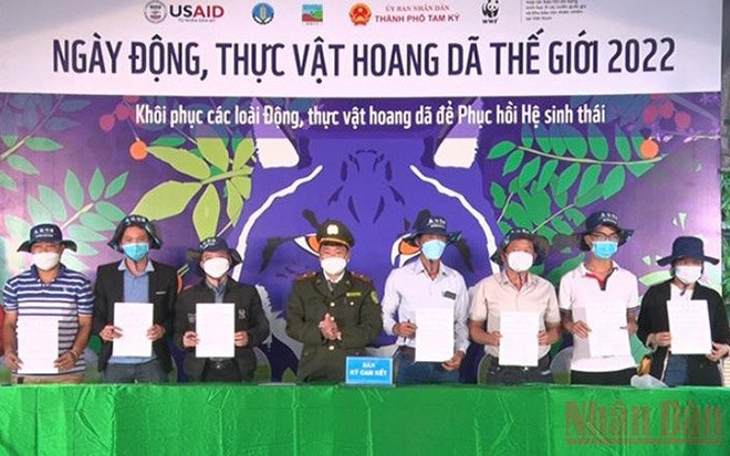 Provincia vietnamita de Quang Nam se compromete a no consumir animales salvajes ảnh 1 Provincia vietnamita de Quang Nam se compromete a no consumir animales salvajes ảnh 1