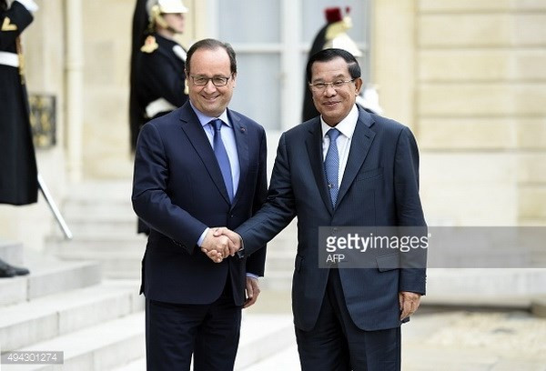 Presidente francés se compromete a apoyar progreso de Cambodia ảnh 1 Presidente francés se compromete a apoyar progreso de Cambodia ảnh 1
