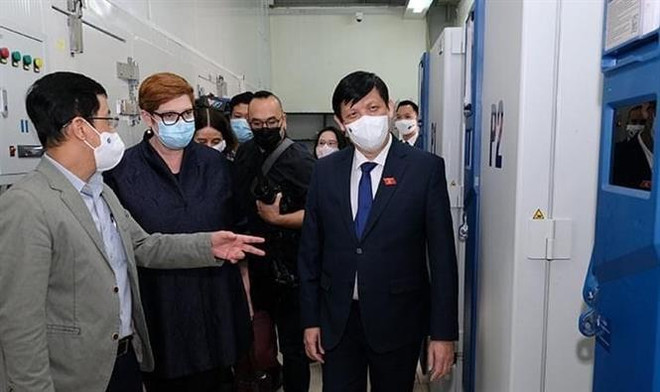 Recibe Vietnam insumos para vacunación contra el COVID-19 donados por Australia y UNICEF ảnh 1 Recibe Vietnam insumos para vacunación contra el COVID-19 donados por Australia y UNICEF ảnh 1