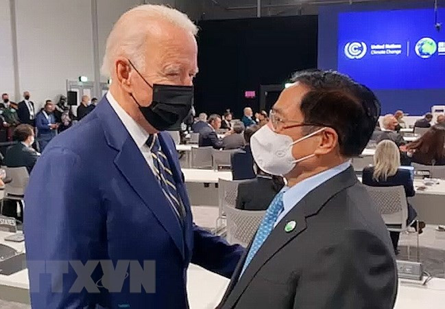 Primer ministro vietnamita asiste a la inauguración de la COP26 ảnh 1 Primer ministro vietnamita asiste a la inauguración de la COP26 ảnh 1