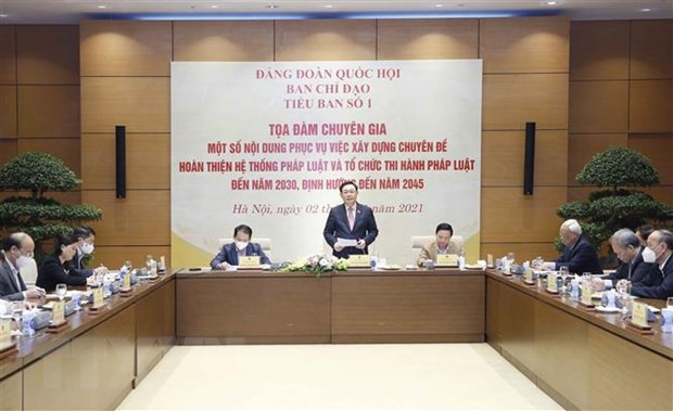 Presidente del Parlamento vietnamita destaca importancia del Estado en sistema legal ảnh 1 Presidente del Parlamento vietnamita destaca importancia del Estado en sistema legal ảnh 1