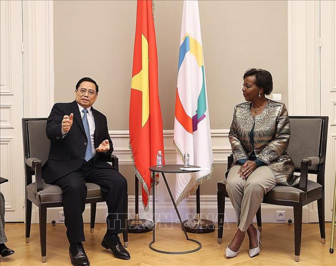 Premier vietnamita afirma apoyo a cooperación con comunidad francófona ảnh 1 Premier vietnamita afirma apoyo a cooperación con comunidad francófona ảnh 1