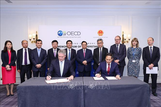 Vietnam y OCDE firman memorando de cooperación para 2022-2026 ảnh 1 Vietnam y OCDE firman memorando de cooperación para 2022-2026 ảnh 1