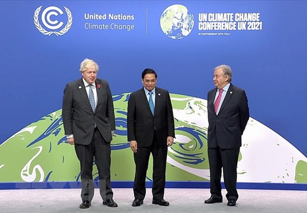 Primer ministro vietnamita asiste a la inauguración de la COP26 ảnh 4 Primer ministro vietnamita asiste a la inauguración de la COP26 ảnh 4