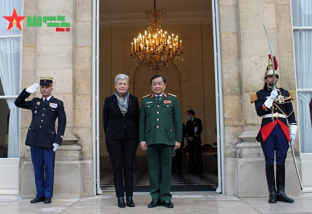 Consolidan cooperación de defensa entre Vietnam y Francia ảnh 1 Consolidan cooperación de defensa entre Vietnam y Francia ảnh 1