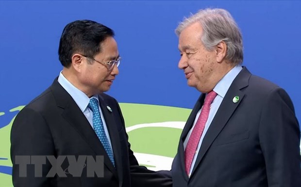 Primer ministro vietnamita asiste a la inauguración de la COP26 ảnh 2 Primer ministro vietnamita asiste a la inauguración de la COP26 ảnh 2