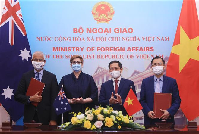 Cancilleres de Vietnam y Australia debaten medidas para agilizar lazos binacionales ảnh 1 Cancilleres de Vietnam y Australia debaten medidas para agilizar lazos binacionales ảnh 1
