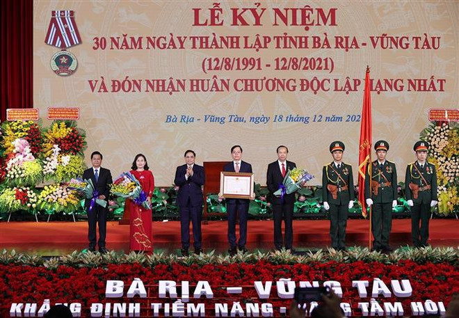 Asiste premier vietnamita ceremonia por fundación de Ba Ria-Vung Tau ảnh 1 Asiste premier vietnamita ceremonia por fundación de Ba Ria-Vung Tau ảnh 1