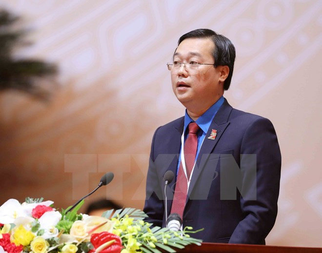 Le Quoc Phong reeligido como primer secretario del Comité Central de UJCHCM ảnh 1 Le Quoc Phong reeligido como primer secretario del Comité Central de UJCHCM ảnh 1
