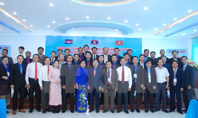 Jóvenes de Vietnam, Laos y Camboya buscan estrechar cada vez más colaboración trilateral ảnh 1 Jóvenes de Vietnam, Laos y Camboya buscan estrechar cada vez más colaboración trilateral ảnh 1