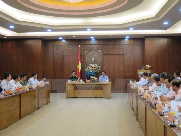 Presidenta del Parlamento vietnamita resalta logros socioeconómicos de Khanh Hoa ảnh 1 Presidenta del Parlamento vietnamita resalta logros socioeconómicos de Khanh Hoa ảnh 1