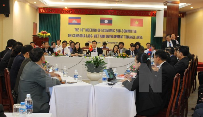 Celebran en provincia vietnamita reunión de subcomisiones económicas del Triángulo de Desarrollo CLV ảnh 1