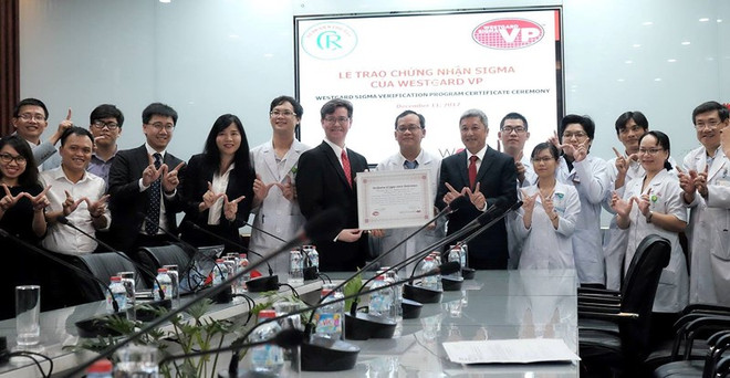 Primera instalación médica de Vietnam logra estándar internacional Seis Sigma ảnh 1 Primera instalación médica de Vietnam logra estándar internacional Seis Sigma ảnh 1