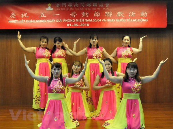 Comunidad vietnamita en Macao (China) celebra Día de la Liberación del Sur y Reunificación Nacional ảnh 1 Comunidad vietnamita en Macao (China) celebra Día de la Liberación del Sur y Reunificación Nacional ảnh 1