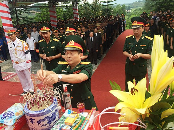 Recuerdan a combatientes vietnamitas caídos en Laos ảnh 1 Recuerdan a combatientes vietnamitas caídos en Laos ảnh 1