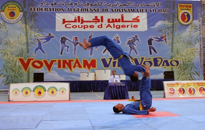 Concluye en Argelia competencia de arte marcial vietnamita Vovinam ảnh 1 Concluye en Argelia competencia de arte marcial vietnamita Vovinam ảnh 1