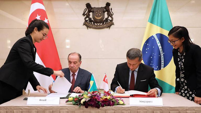 Brasil y Singapur firman acuerdo de doble tributación ảnh 1 Brasil y Singapur firman acuerdo de doble tributación ảnh 1