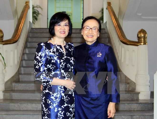 Refuerzan solidaridad mujeres vietnamitas y laosianas ảnh 1 Refuerzan solidaridad mujeres vietnamitas y laosianas ảnh 1