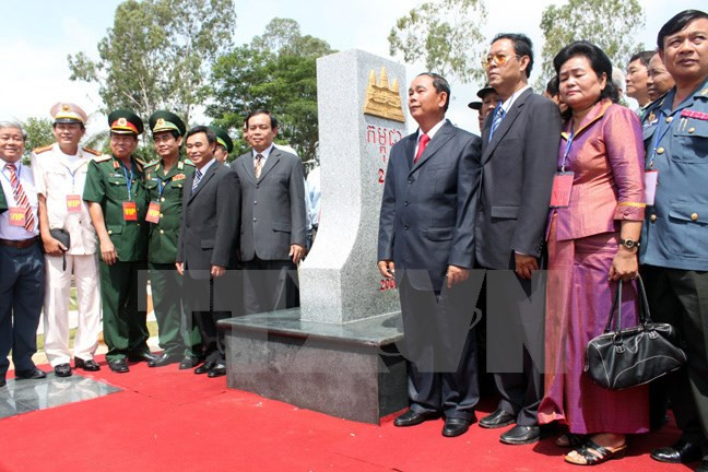 Vietnam y Cambodia inaugurarán dos hitos fronterizos terrestres ảnh 1 Vietnam y Cambodia inaugurarán dos hitos fronterizos terrestres ảnh 1