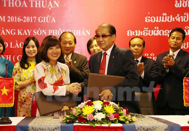 Museos vietnamita y laosiano fortalecen cooperación ảnh 1 Museos vietnamita y laosiano fortalecen cooperación ảnh 1