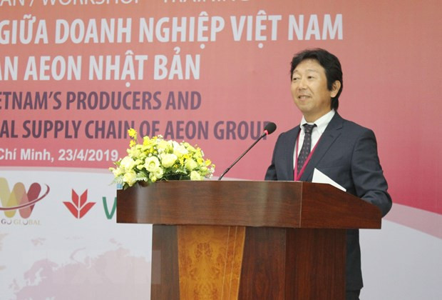 Promueven exportaciones vietnamitas a mercado japonés a través del grupo AEON ảnh 1 Promueven exportaciones vietnamitas a mercado japonés a través del grupo AEON ảnh 1
