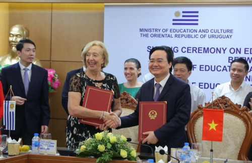 Amplían Vietnam y Uruguay cooperación en educación ảnh 1 Amplían Vietnam y Uruguay cooperación en educación ảnh 1