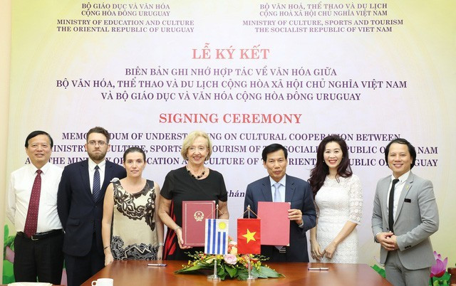 Aspira Uruguay a impulsar cooperación con Vietnam en cultura y deportes ảnh 1 Aspira Uruguay a impulsar cooperación con Vietnam en cultura y deportes ảnh 1