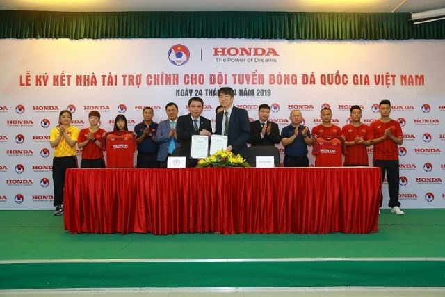 Honda Vietnam patrocinará equipos nacionales de fútbol ảnh 1 Honda Vietnam patrocinará equipos nacionales de fútbol ảnh 1