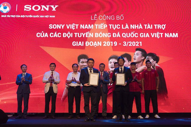 Sony continuará patrocinando equipos nacionales de fútbol de Vietnam ảnh 1 Sony continuará patrocinando equipos nacionales de fútbol de Vietnam ảnh 1