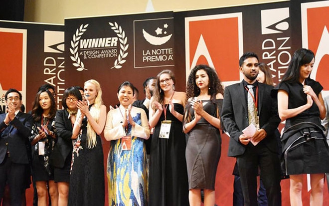 Gano artista vietnamita medalla de oro en competencia internacional de diseño en Italia ảnh 1 Gano artista vietnamita medalla de oro en competencia internacional de diseño en Italia ảnh 1