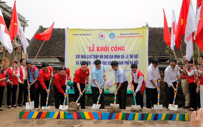 Construyen en capital de Vietnam 154 casas para familias desfavorecidas ảnh 1 Construyen en capital de Vietnam 154 casas para familias desfavorecidas ảnh 1