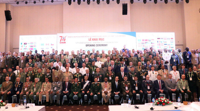 Inauguran en Vietnam Asamblea General y Congreso del Consejo Internacional del Deporte Militar ảnh 1 Inauguran en Vietnam Asamblea General y Congreso del Consejo Internacional del Deporte Militar ảnh 1