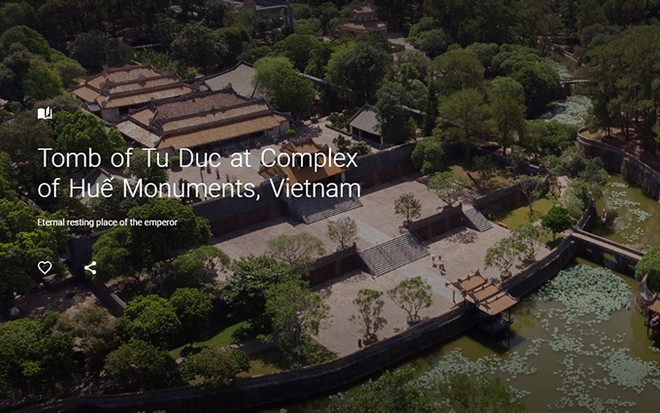 Digitalizan la tumba del Rey Tu Duc para proyecto de Google ảnh 1 Digitalizan la tumba del Rey Tu Duc para proyecto de Google ảnh 1