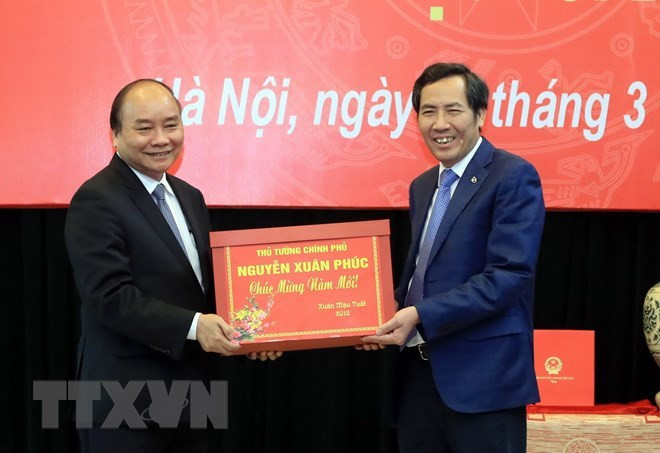 Premier de Vietnam ensalza la labor y el empeño del diario Nhan Dan ảnh 1 Premier de Vietnam ensalza la labor y el empeño del diario Nhan Dan ảnh 1