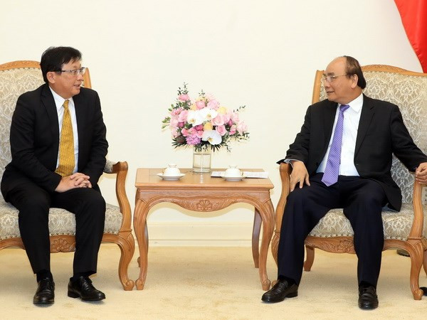 Premier vietnamita recibe a presidente del grupo japonés Sojitz ảnh 1 Premier vietnamita recibe a presidente del grupo japonés Sojitz ảnh 1
